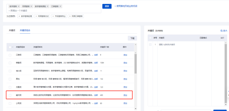 面向初学者的百度推广关键词规划师工具教程插图4 面向初学者的百度推广关键词规划师工具教程插图4