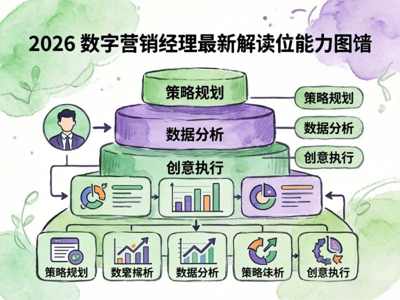 数字营销经理岗位是干什么的？2026年最新解读与能力图谱插图