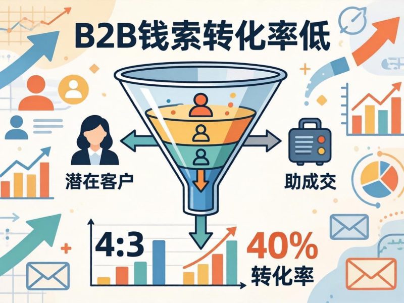 为什么你的B2B线索转化率低?2026年必须调整的5个策略插图 为什么你的B2B线索转化率低?2026年必须调整的5个策略插图