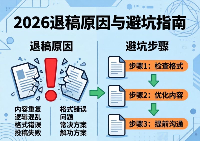 新闻发稿被拒稿怎么办?2026年最新退稿原因和避坑指南插图 新闻发稿被拒稿怎么办?2026年最新退稿原因和避坑指南插图