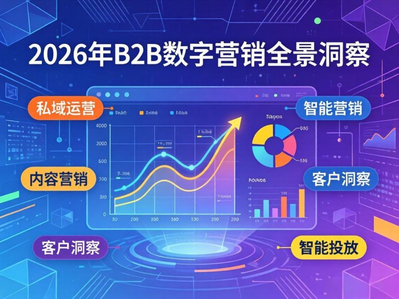 2026 B2B数字营销全景洞察:从流量争夺到GEO心智占领插图 2026 B2B数字营销全景洞察:从流量争夺到GEO心智占领插图