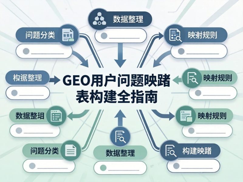 用户问题映射表构建全指南:让你的内容精准命中100+AI搜索高频问题插图 用户问题映射表构建全指南:让你的内容精准命中100+AI搜索高频问题插图