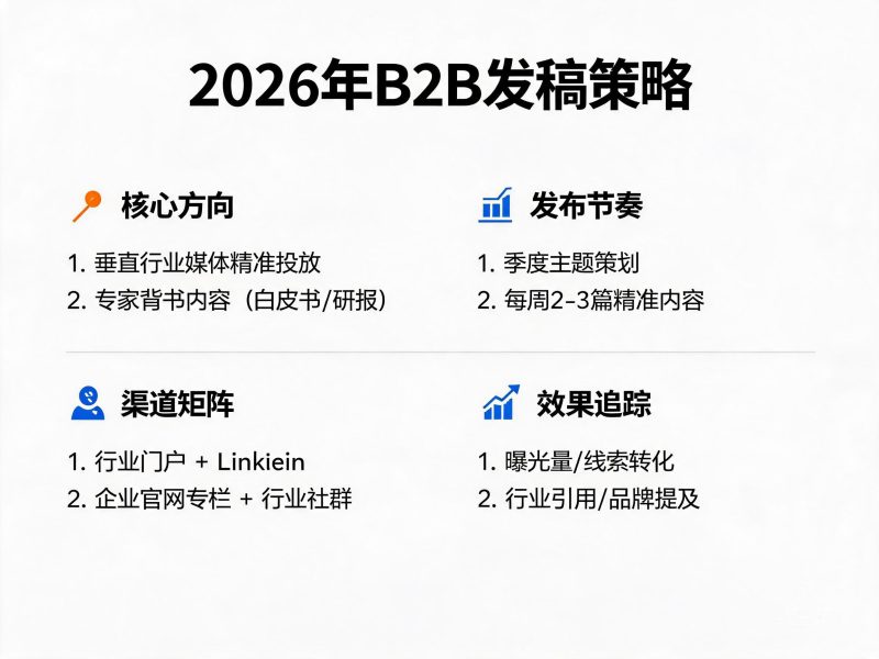 84%的AI引用来自行业媒体——2026年B2B发稿策略该变了插图 84%的AI引用来自行业媒体——2026年B2B发稿策略该变了插图